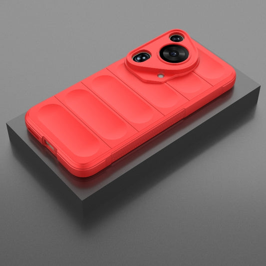 For Huawei Pura 70 Ultra Magic Shield TPU + Flannel Phone Case(Red) by buy2fix