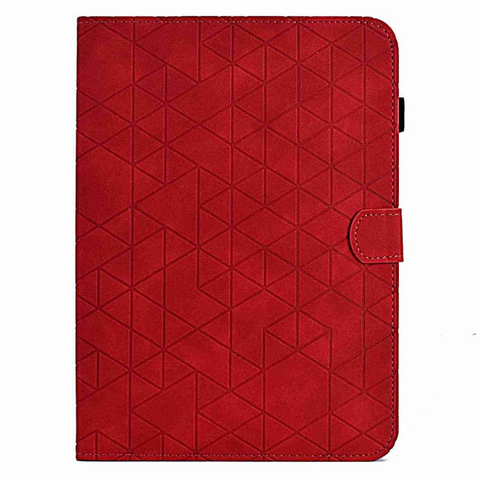 For Samsung Galaxy Tab A8 2022 SM-X200 Rhombus TPU Smart Leather Tablet Case(Red) - Other Galaxy Tab PC by buy2fix | Online Shopping UK | buy2fix