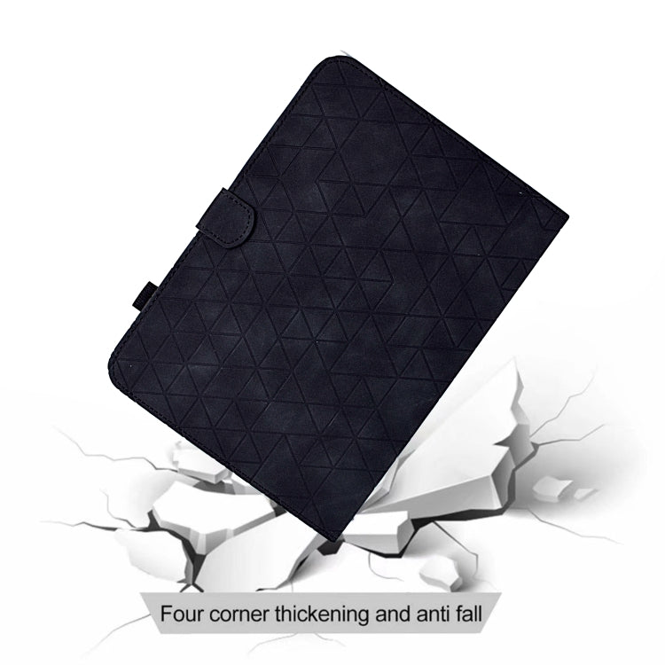 For iPad Pro 11 2025 / 2024 Rhombus TPU Smart Leather Tablet Case(Black) by buy2fix
