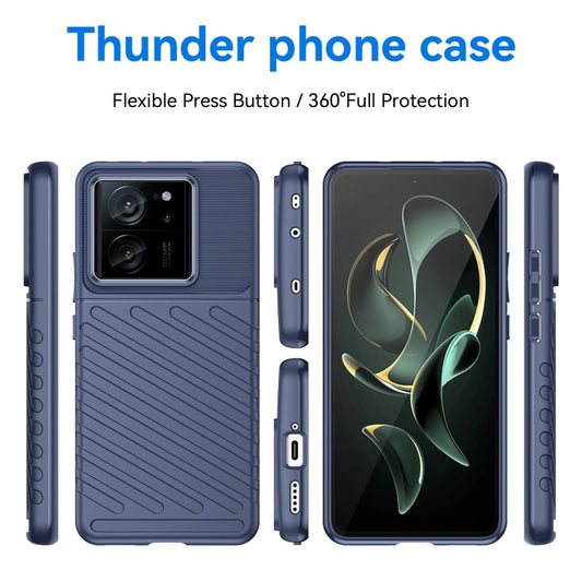For Xiaomi Redmi K60 Ultra Thunderbolt Shockproof Soft TPU Phone Case(Blue) by buy2fix