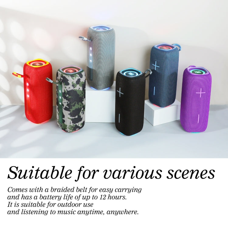 T&G TG654 Portable 3D Stereo Subwoofer Wireless Bluetooth Speaker(Camouflage) by T&G