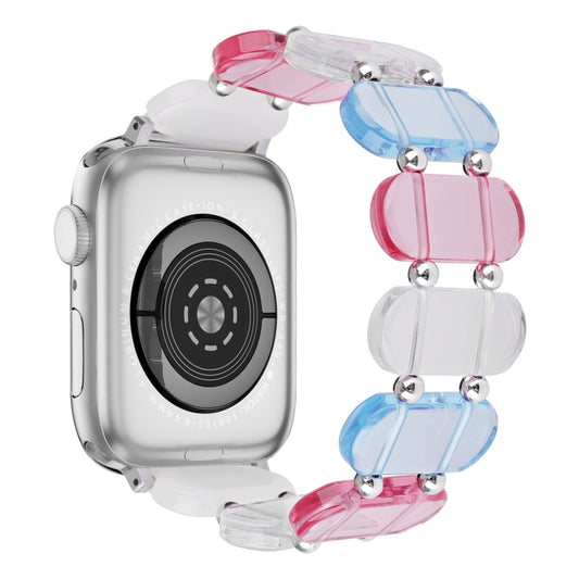 For Apple Watch SE 2023 44mm Stretch Resin Watch Band(Colorful) by buy2fix