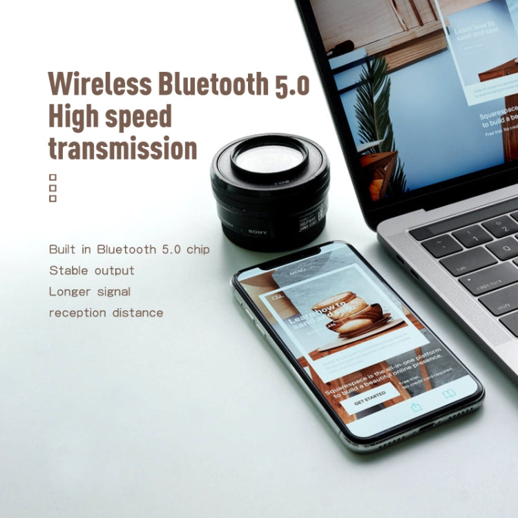 TK11 Suspended Retro Clock Bluetooth Wireless Speaker(Walnut) by buy2fix