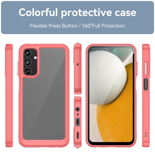 For Samsung Galaxy A15 Colorful Series Acrylic Hybrid TPU Phone Case(Red) by buy2fix