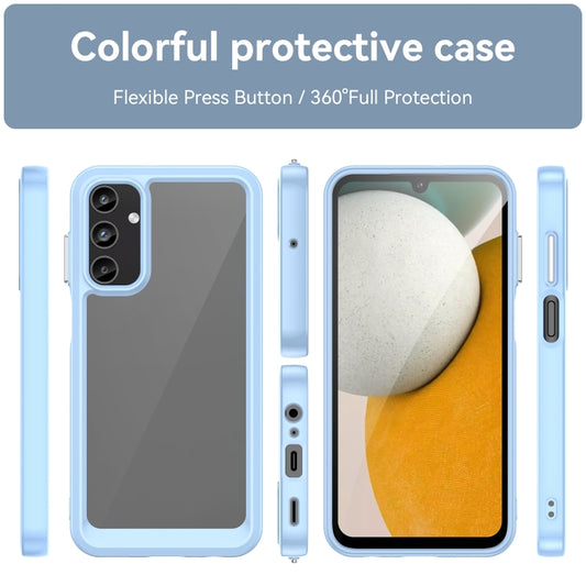 For Samsung Galaxy A15 Colorful Series Acrylic Hybrid TPU Phone Case(Blue) by buy2fix