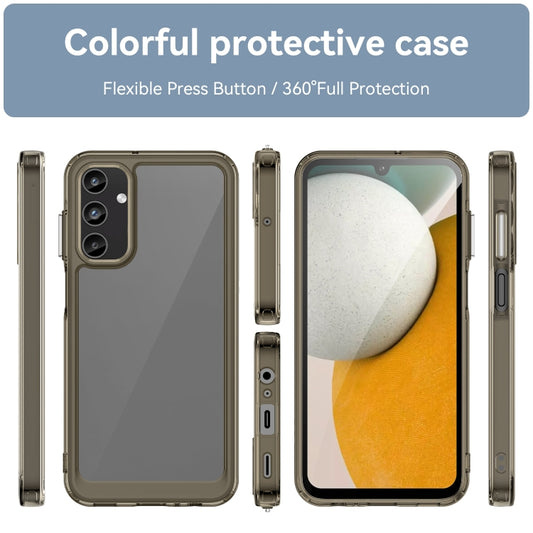 For Samsung Galaxy A15 Colorful Series Acrylic Hybrid TPU Phone Case(Transparent Grey) by buy2fix