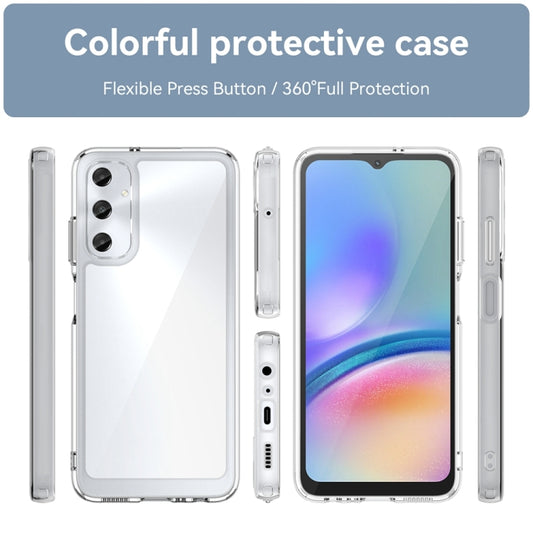For Samsung Galaxy M14 4G Colorful Series Acrylic Hybrid TPU Phone Case(Transparent) by buy2fix