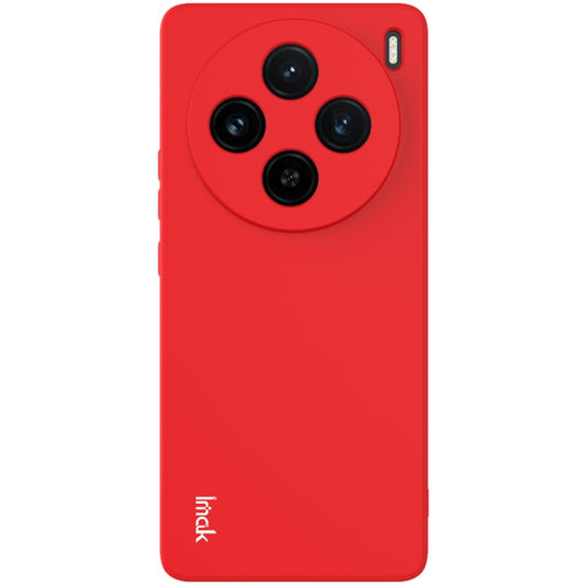 For vivo X100 5G imak UC-4 Series Straight Edge TPU Phone Case(Red) by imak