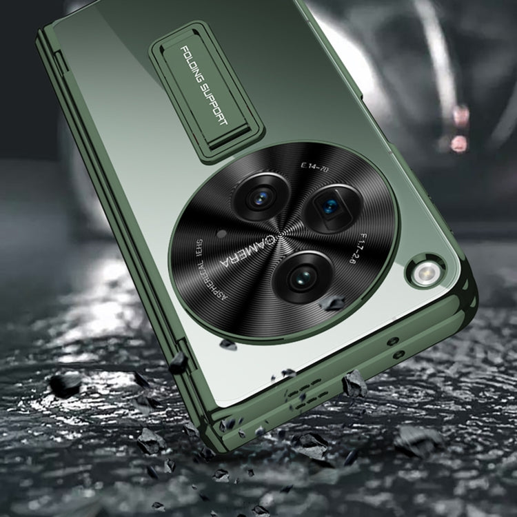 For OPPO Find N3 / OnePlus Open GKK Integrated Magnetic Fold Hinge Shockproof Phone Case(Green) by GKK