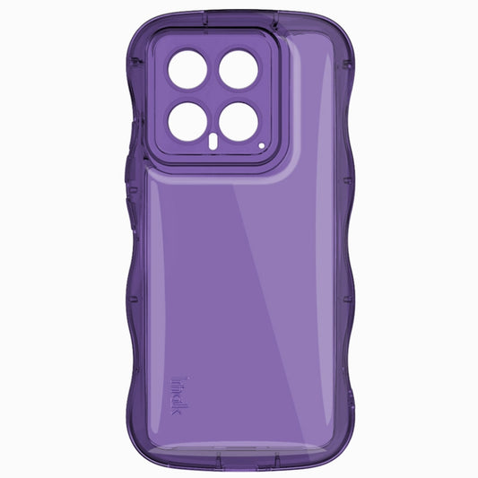 For Xiaomi 14 5G IMAK Wave Bubble Soft Shockproof Phone Case(Purple) by imak