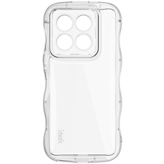 For Xiaomi 14 Pro 5G IMAK Wave Bubble Soft Shockproof Phone Case(Transparent) by imak