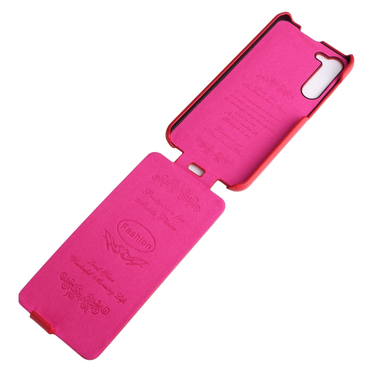 For Samsung Galaxy S24+ 5G Fierre Shann 64 Texture Vertical Flip PU Leather Phone Case(Red) by FIERRE SHANN