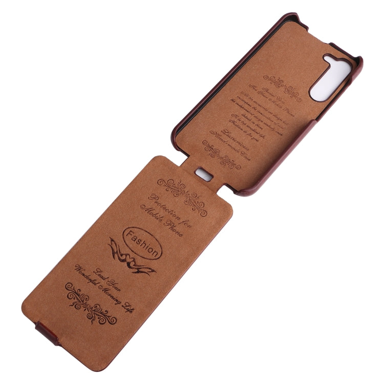 For Samsung Galaxy S24 5G Fierre Shann 64 Texture Vertical Flip PU Leather Phone Case(Brown) by FIERRE SHANN