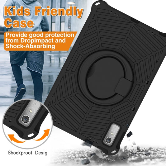 For Lenovo Tab P11 Gen2/P11 Pro/Pad Pro Spider King Silicone Protective Tablet Case(Black) - Lenovo by buy2fix | Online Shopping UK | buy2fix