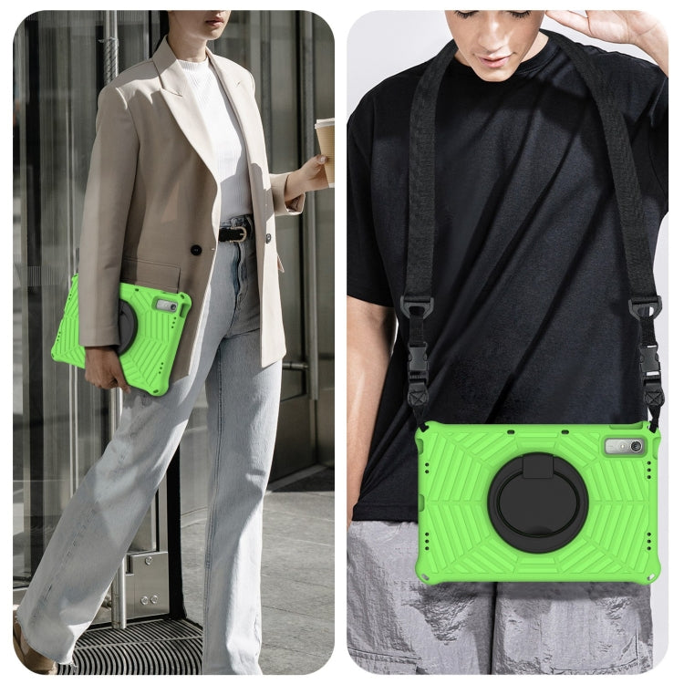 For Lenovo Tab P11 Gen2/P11 Pro/Pad Pro Spider King Silicone Protective Tablet Case(Green) - Lenovo by buy2fix | Online Shopping UK | buy2fix