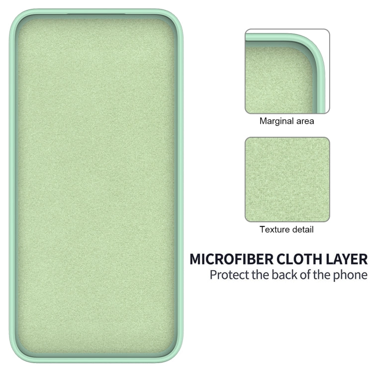 For Xiaomi 14 Pro Solid Color Liquid Silicone Dropproof Full Coverage Phone Case(Green) by buy2fix