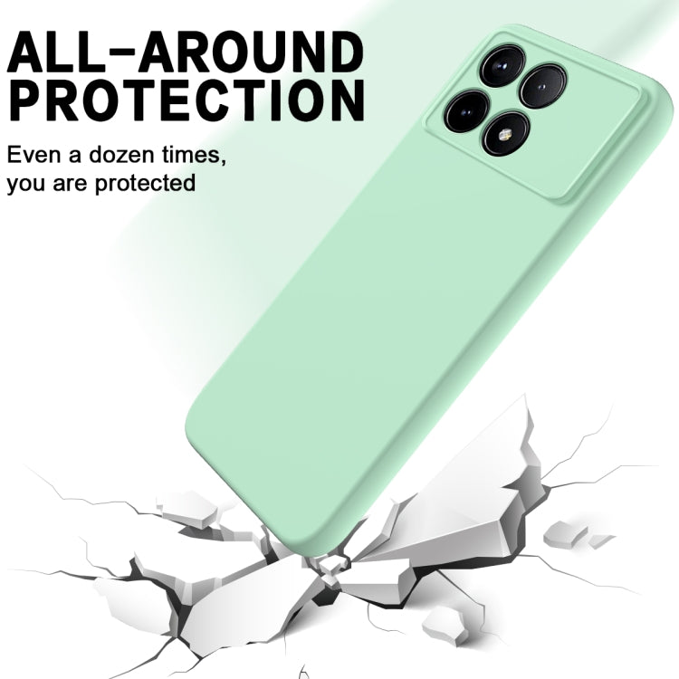 For Xiaomi Redmi K70/K70 Pro Solid Color Liquid Silicone Dropproof Full Coverage Phone Case(Green) by buy2fix
