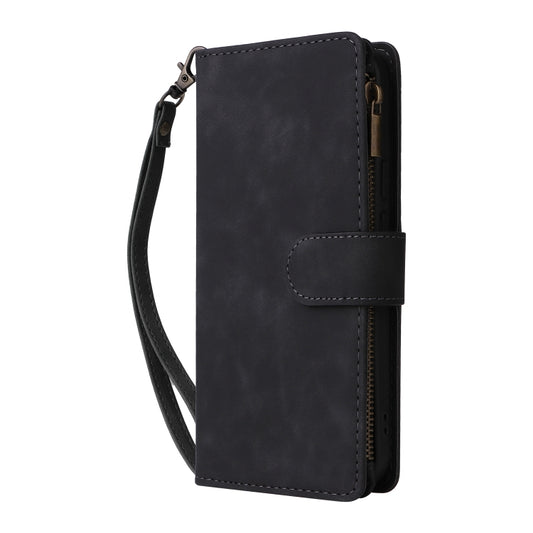 For Google Pixel 9 Pro Multifunctional Multi-Card Wallet Phone Leather Case(Black) by buy2fix