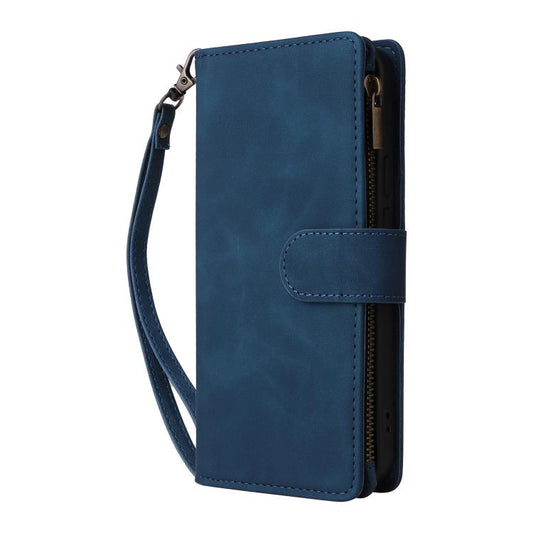 For Google Pixel 10 / 10 Pro Multifunctional Multi-Card Wallet Phone Leather Case(Blue) - Google Cases by buy2fix | Online Shopping UK | buy2fix