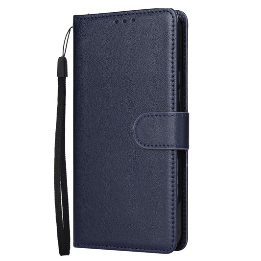 For Samsung Galaxy A05s 3-Card Slots Multifunctional Leather Phone Case(Blue) by buy2fix