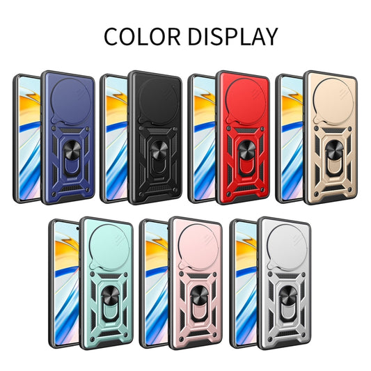 For Honor Magic6 Pro Sliding Camera Cover Design TPU+PC Phone Case(Gold) by buy2fix