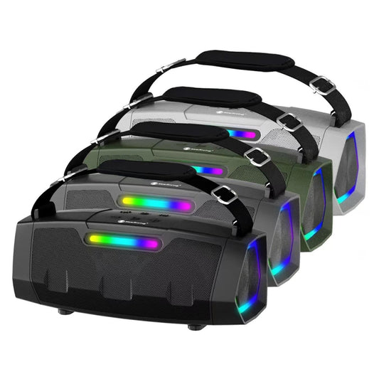 NewRixing NR2033 Portable TWS Wireless Bluetooth Speaker(Green) by NewRixing