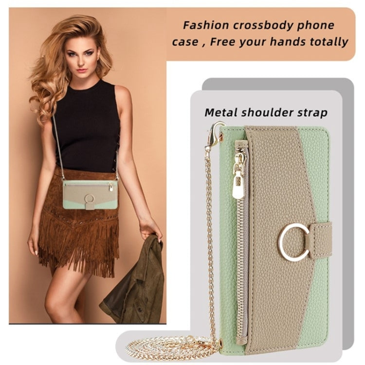 For iPhone 11 Crossbody Litchi Texture Leather Phone Case(Green) - iPhone 11 Cases by buy2fix | Online Shopping UK | buy2fix