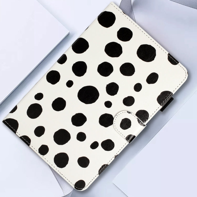 7 inch Dot Pattern Leather Tablet Case(White Black Dot) - 7 inch by buy2fix | Online Shopping UK | buy2fix