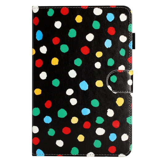 10 inch Dot Pattern Leather Tablet Case(Black Colorful Dot) - 10 - 11 inch by buy2fix | Online Shopping UK | buy2fix