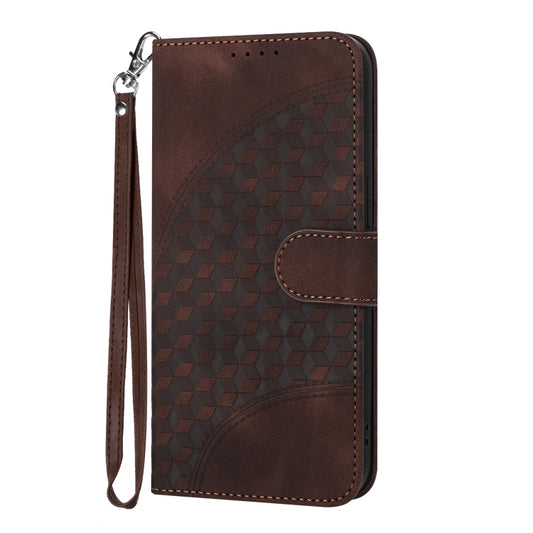 For OnePlus 11 Elephant Head Embossed Phone Leather Case with Lanyard(Coffee) by buy2fix