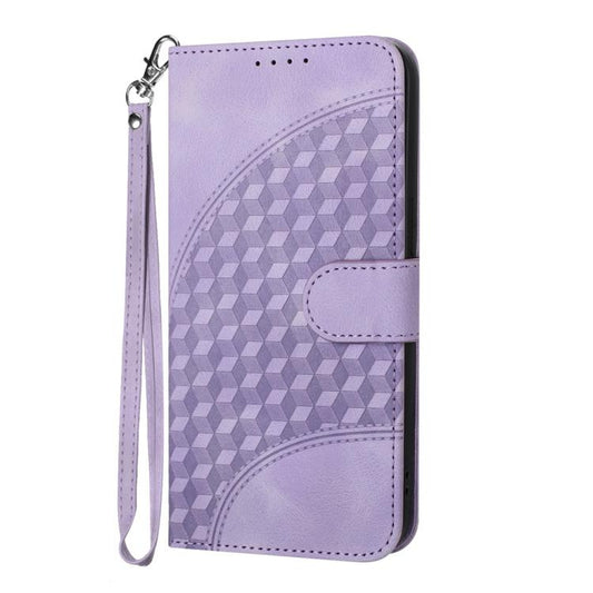 For Motorola Moto G Power 5G 2024 Elephant Head Embossed Phone Leather Case with Lanyard(Light Purple) by buy2fix