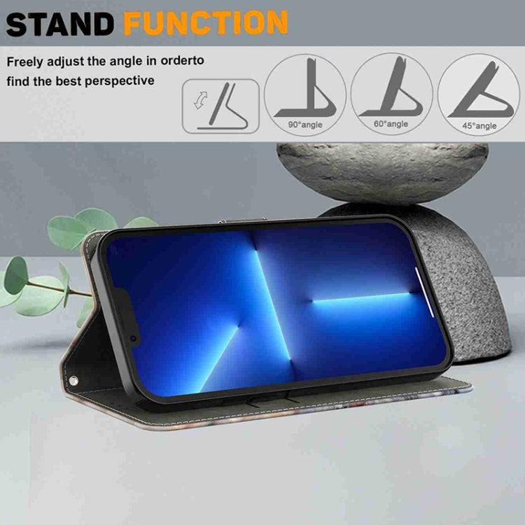 For Samsung Galaxy S24 Ultra 5G Crystal 3D Shockproof Protective Leather Phone Case(Plum Flower) by buy2fix