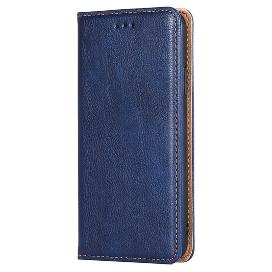 For Motorola Moto G Play 4G 2024 Gloss Oil Solid Color Magnetic Leather Phone Case(Blue) by buy2fix