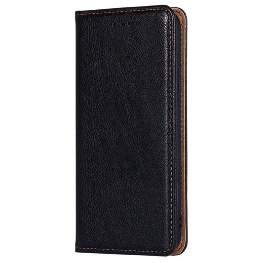 For Motorola Edge 5G 2024 Gloss Oil Solid Color Magnetic Leather Phone Case(Black) by buy2fix