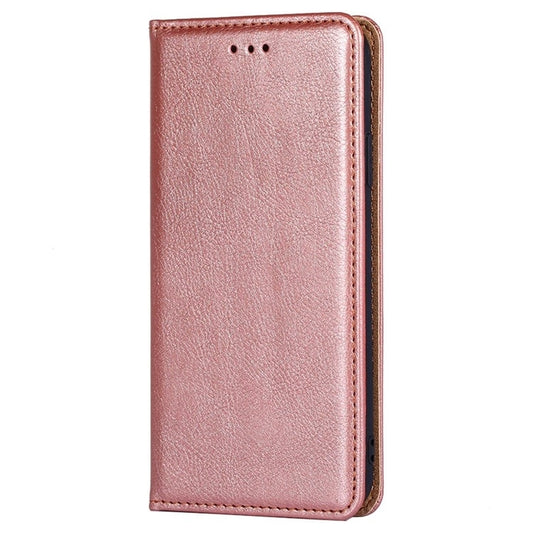 For Motorola Edge 5G 2024 Gloss Oil Solid Color Magnetic Leather Phone Case(Rose Gold) by buy2fix
