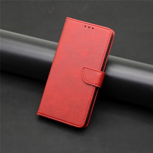 For Motorola Moto G Play 4G 2024 Calf Texture Buckle Flip Leather Phone Case(Red) by buy2fix