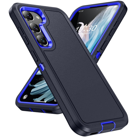 For Samsung Galaxy S24+ 5G / S25+ 5G Life Waterproof Rugged Phone Case(Dark Blue + Royal Blue) by buy2fix