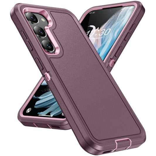 For Samsung Galaxy S24+ 5G / S25+ 5G Life Waterproof Rugged Phone Case(Purple + Pink) by buy2fix