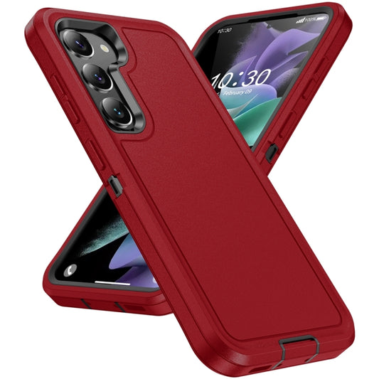 For Samsung Galaxy S24 5G / S25 5G Life Waterproof Rugged Phone Case(Red + Black) by buy2fix