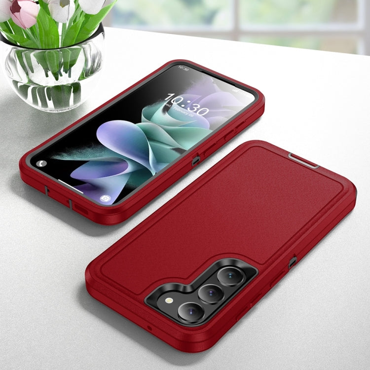 For Samsung Galaxy S24 5G / S25 5G Life Waterproof Rugged Phone Case(Red + Black) by buy2fix