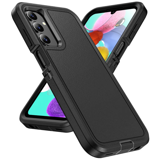 For Samsung Galaxy A15 5G Life Waterproof Rugged Phone Case(Black) by buy2fix