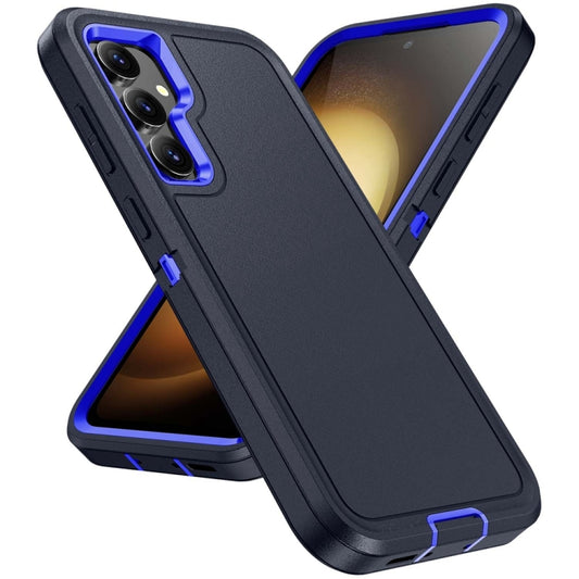 For Samsung Galaxy S23 FE 5G Life Waterproof Rugged Phone Case(Dark Blue + Royal Blue) by buy2fix