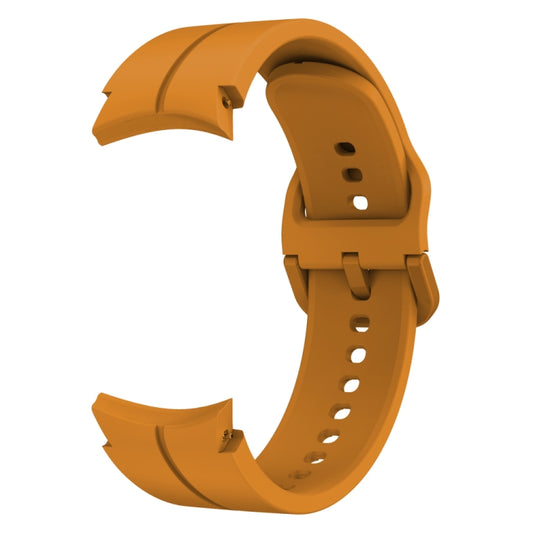 For Samsung Galaxy Watch 6 / 6 Classic Colorful Buckle Silicone Watch Band(Yellow) by buy2fix