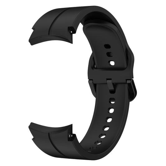 For Samsung Galaxy Watch 6 / 6 Classic Colorful Buckle Silicone Watch Band(Black) by buy2fix