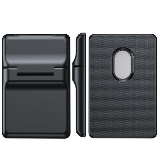 Strong Magnetic Adsorption Card Holder(Black) - Adhesive Card Holders by buy2fix | Online Shopping UK | buy2fix