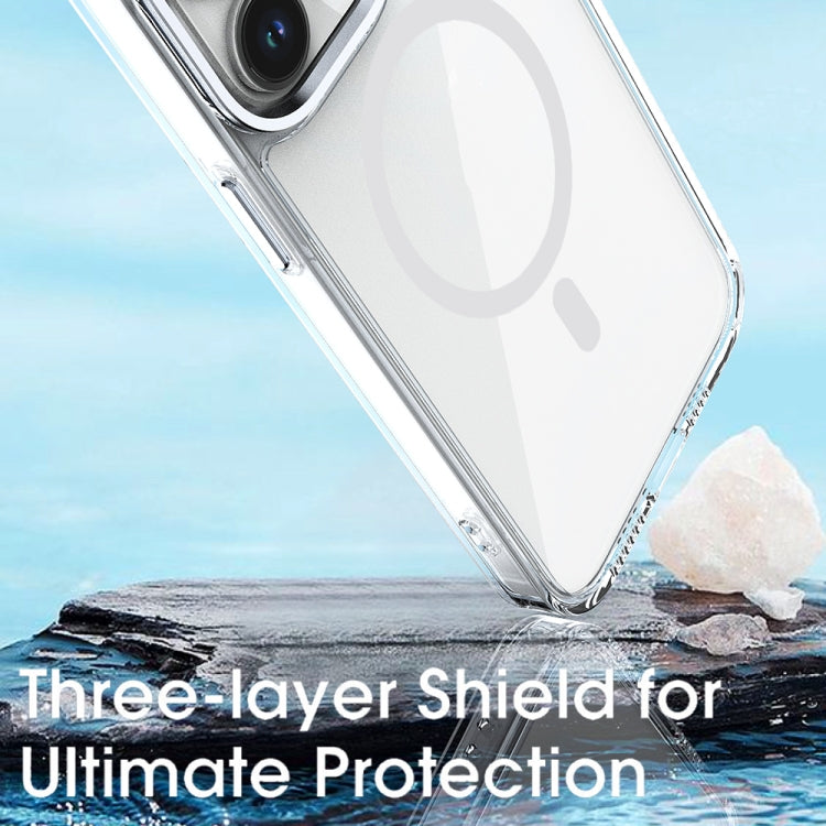 For iPhone 14 Pro MagSafe Magnetic Clear Phone Case(Transparent) by buy2fix