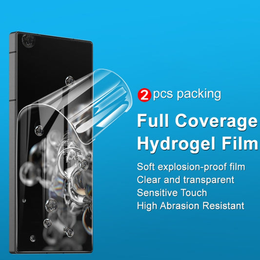 For ZTE nubia Z60 Ultra 5G/Red Magic 9 Pro 5G 2pcs imak Curved Full Screen Hydrogel Film Protector by imak