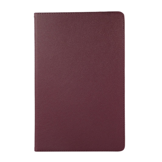 For Lenovo Tab M11 / Xiaoxin Pad 11 2024 360 Degree Rotation Litchi Texture Leather Tablet Case(Purple) by buy2fix