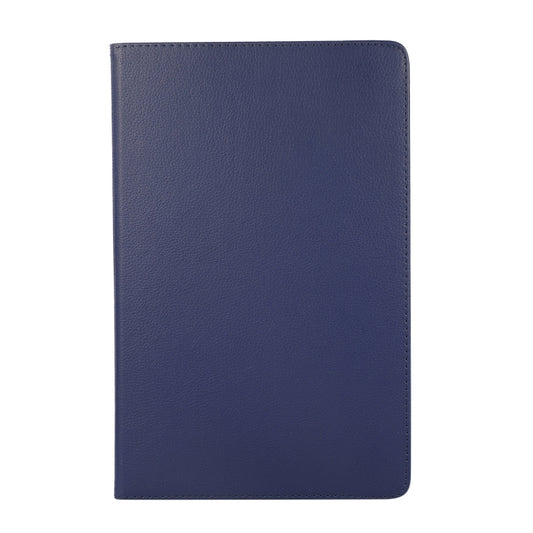 For Lenovo Tab M11 / Xiaoxin Pad 11 2024 360 Degree Rotation Litchi Texture Leather Tablet Case(Dark Blue) by buy2fix