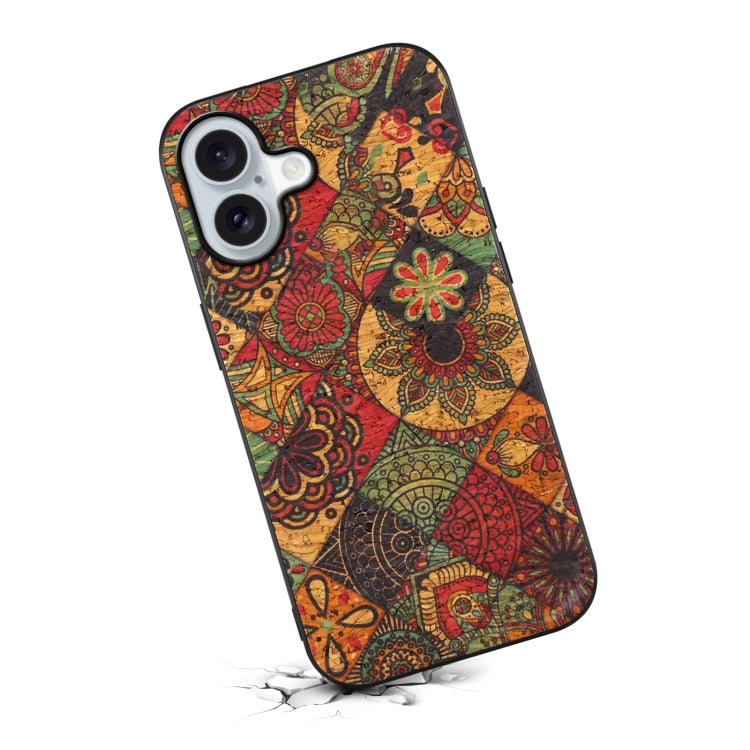 For iPhone 16 Four Seasons Flower Language Series TPU Phone Case(Autumn Yellow) by buy2fix